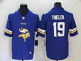 Nike Vikings 19 Adam Thielen Purple Team Big Logo Vapor Untouchable Limited Jersey,baseball caps,new era cap wholesale,wholesale hats